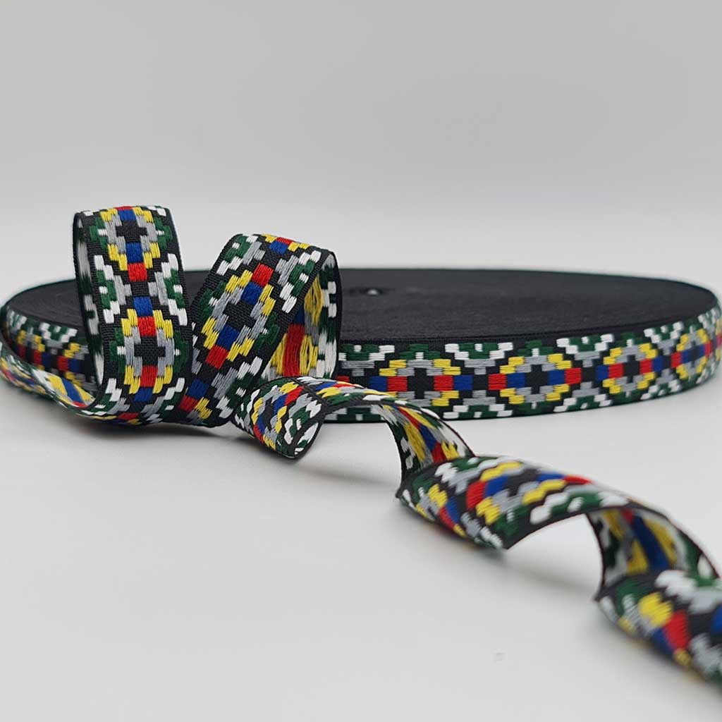 medesign kulp Ethnic Ribbon Jacquard Woven