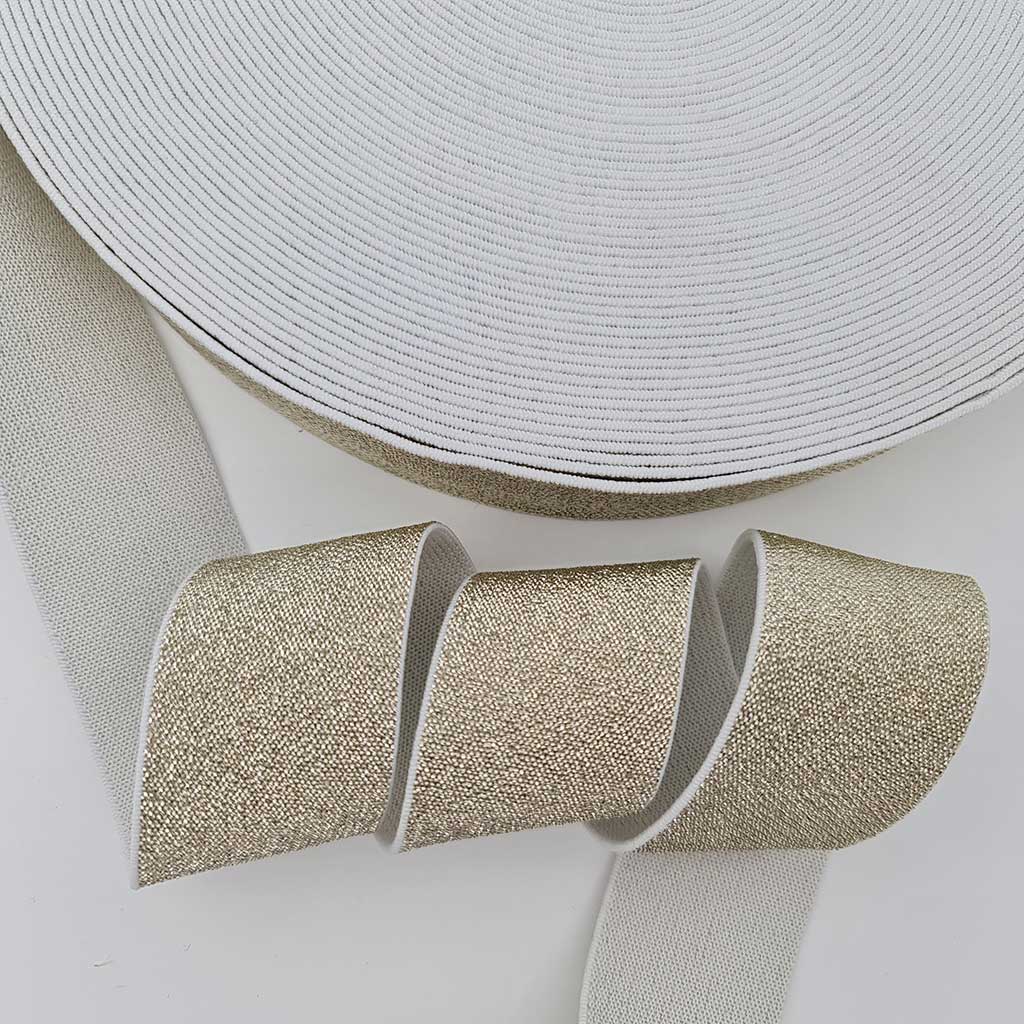 medesign kulp Gold Lurex Elastic Band