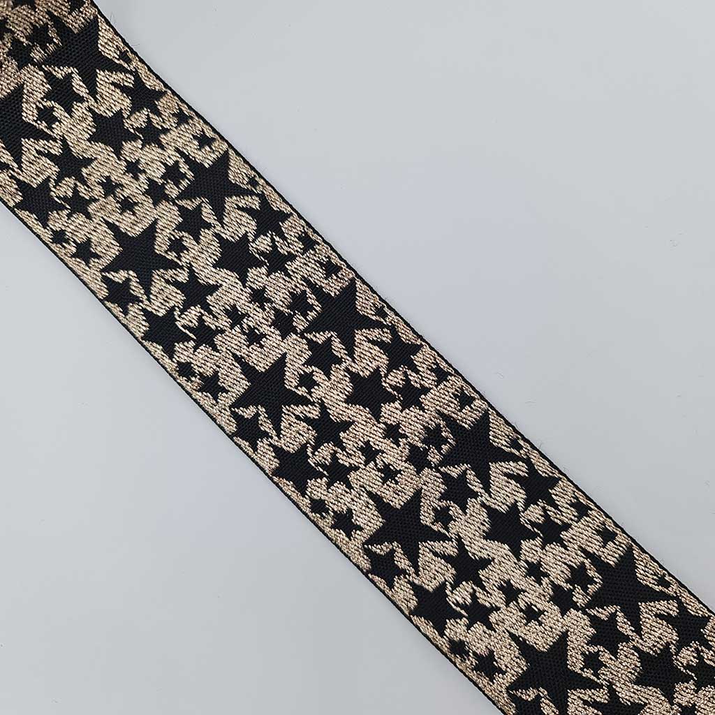 medesign kulp Star Pattern Gold Lurex Jacquard Woven