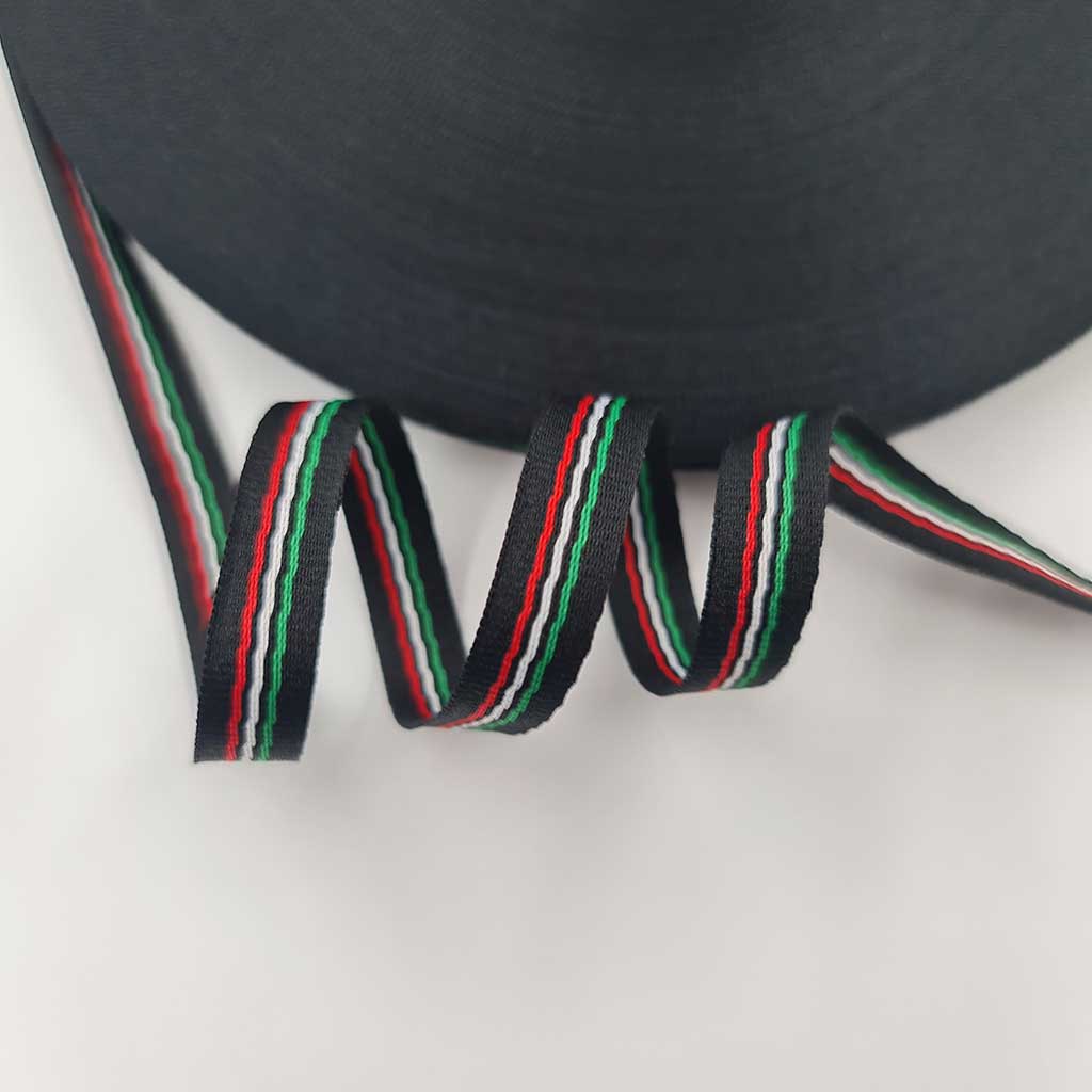 medesign kulp Italy Flag Colour  Ribbon Woven