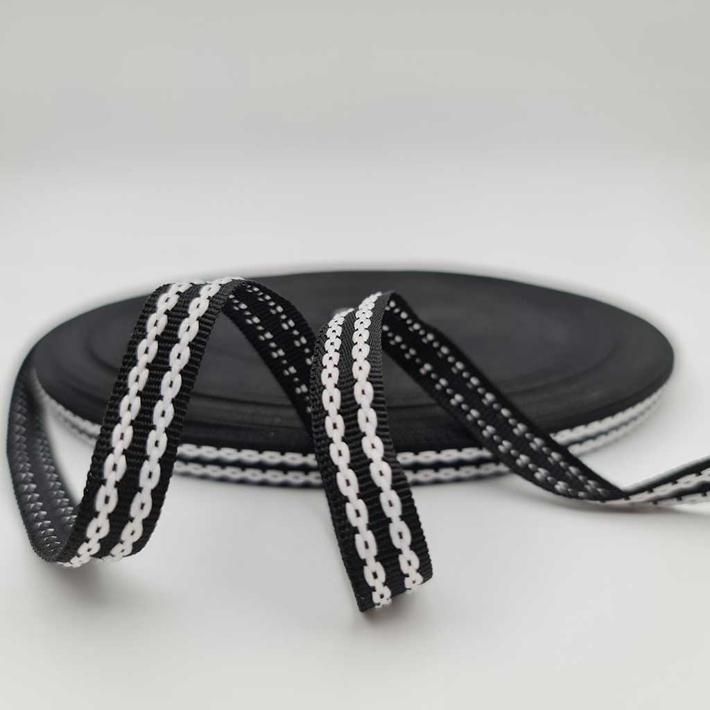 medesign kulp Chain Pattern Ribbon Woven