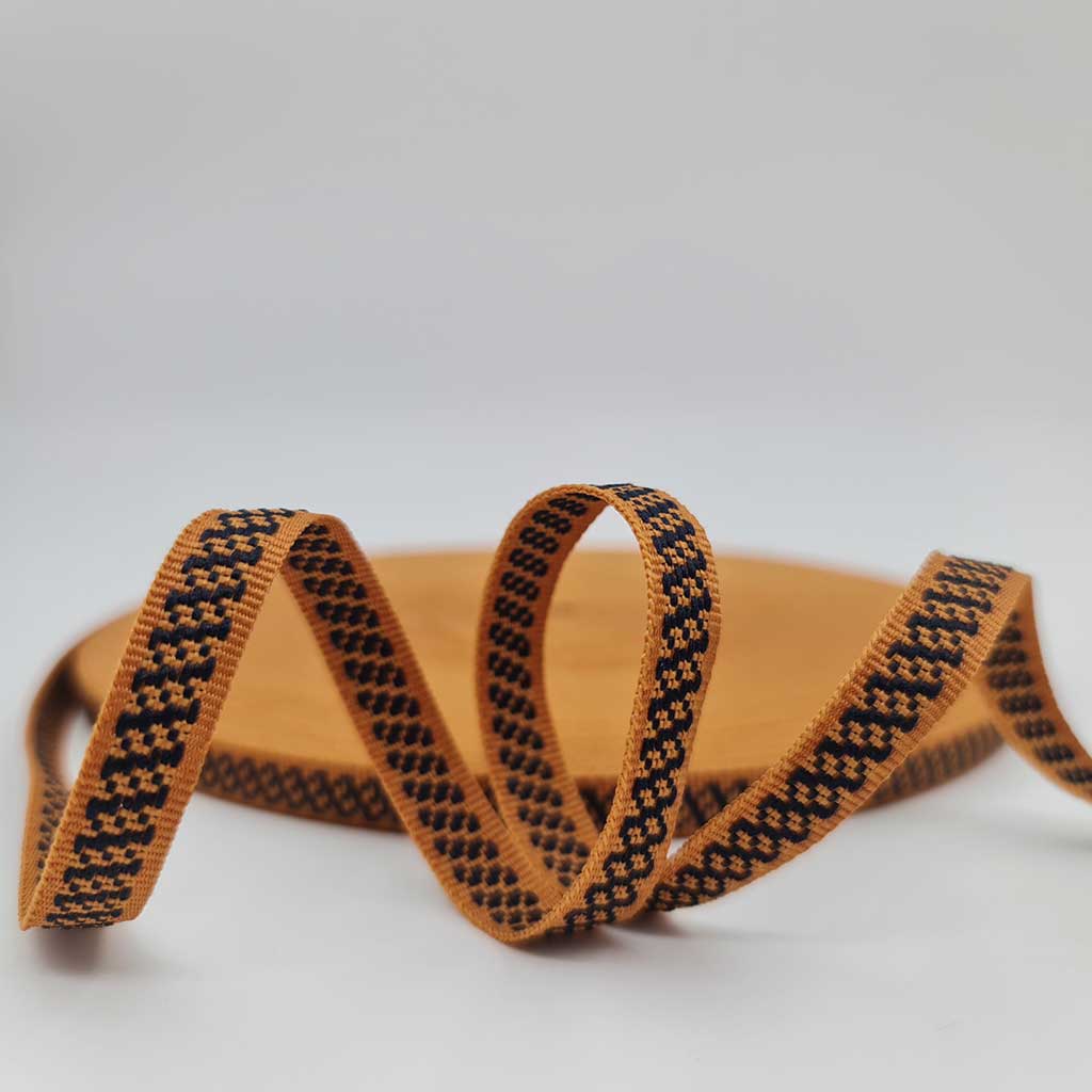 medesign kulp Diagonal Pattern Ribbon Woven