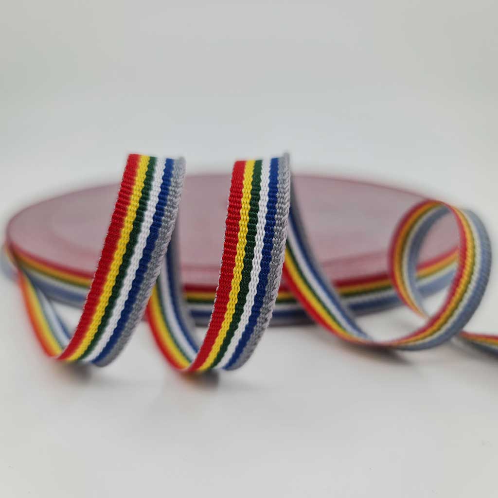 medesign kulp Stripe Ribbon Grosgrain Woven Multicolour